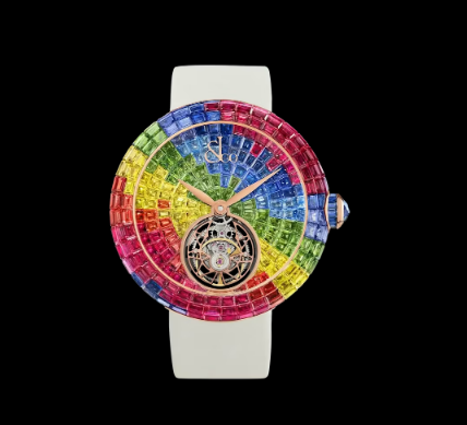 Review Jacob & Co brilliant flying tourbillon PERU MOUNTAINS IV (ROSE GOLD) BT546.40.AA.UA.A Replica watch